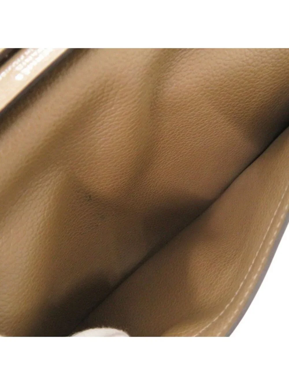 Hermes Citizen Twill Ever Color Brown Silver Wallet